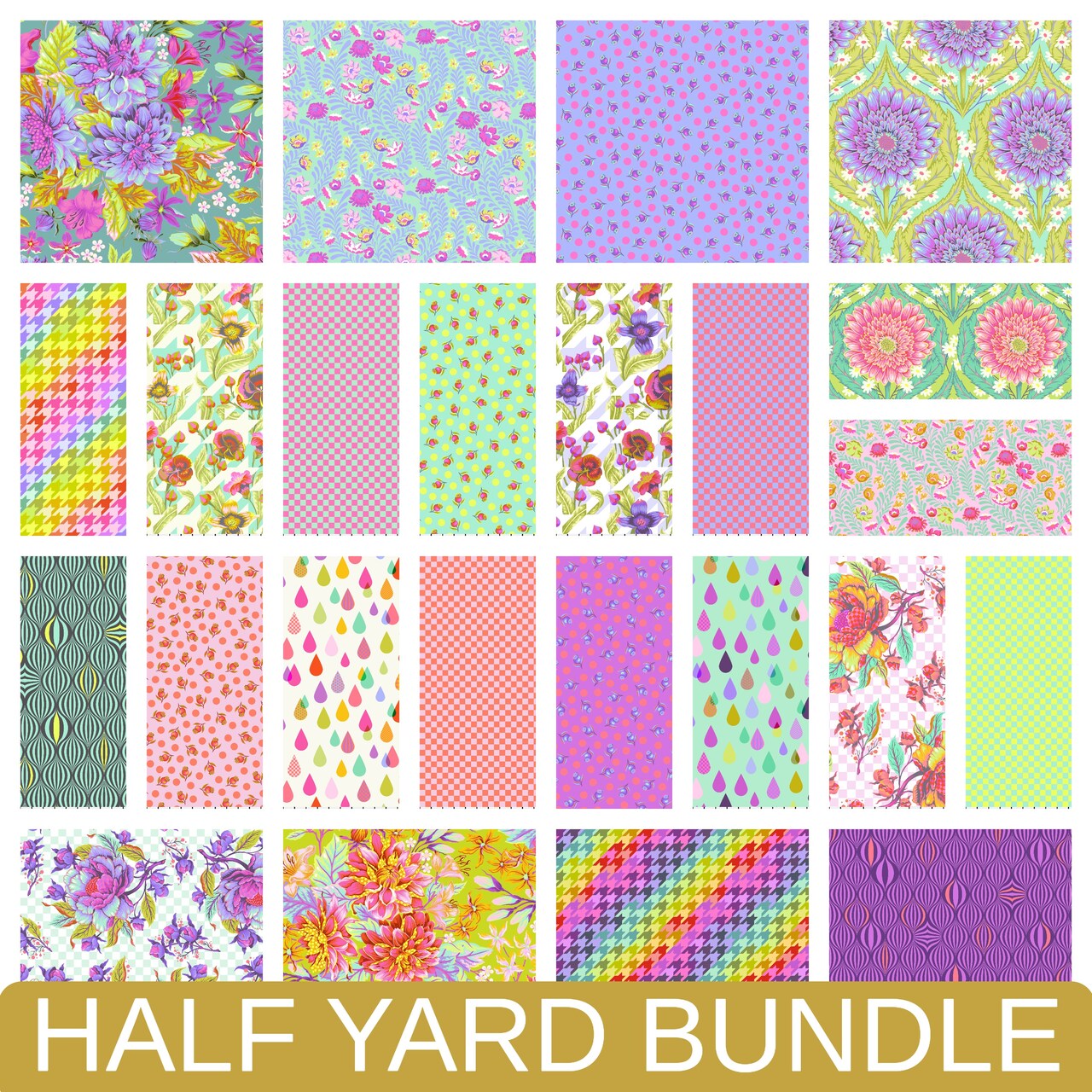 Untamed Tula Pink 24 half yard bundle