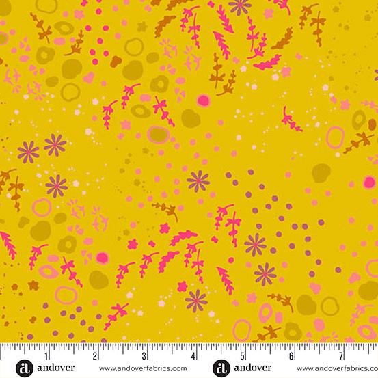 Sun Print 2026 Yellow Alison Glass for Andover Fabrics
