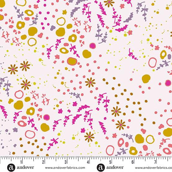 Sun Print 2026 Cream Alison Glass for Andover Fabrics