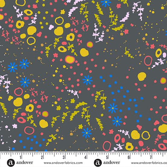 Sun Print 2026 Black Alison Glass for Andover Fabrics