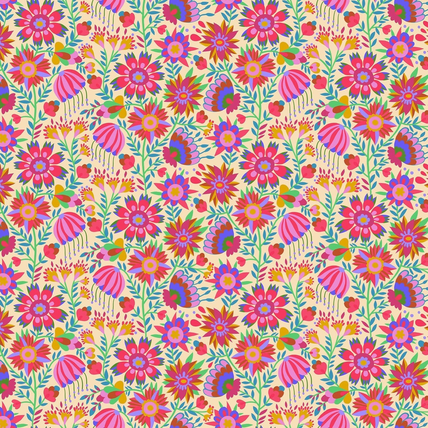 Allegory Charmed Cream Anna Marie Textiles