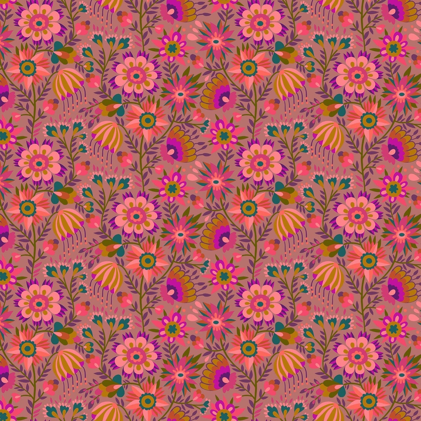 Allegory Charmed Rose Anna Marie Textiles