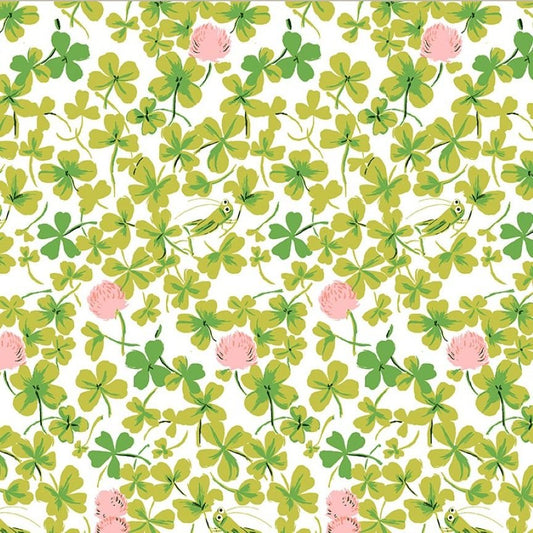 Studio Edit Cricket Clover Pink Heather Ross for Windham Fabric