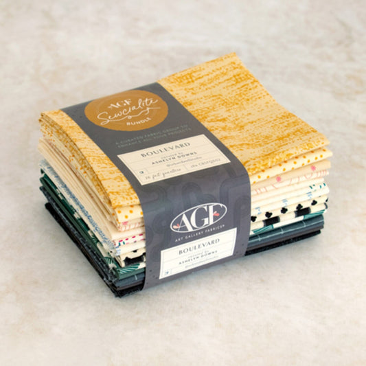 Sewcialites 16 Fat Quarter Bundle in Boulevard Art Gallery Fabrics
