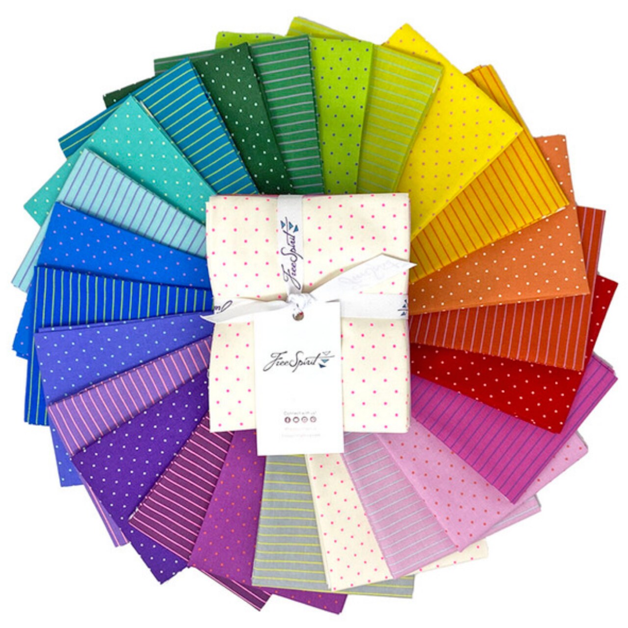 Tula Pink True Colors Tiny Coordinates 24 Fat Quarter bundle