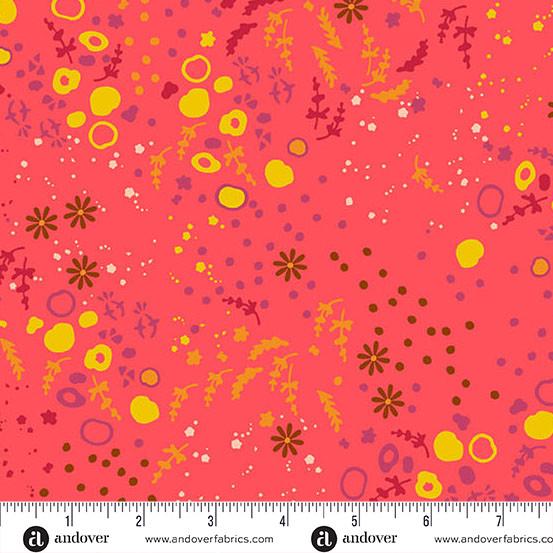 Sun Print 2026 Red Alison Glass for Andover Fabrics