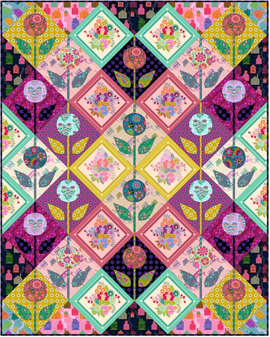 Allegory Quilt Kit 62" x 77.5" by Anna Maria Textiles