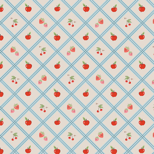 Cherry Tiles Minimo by Amy Sinibaldi Art Gallery Fabric