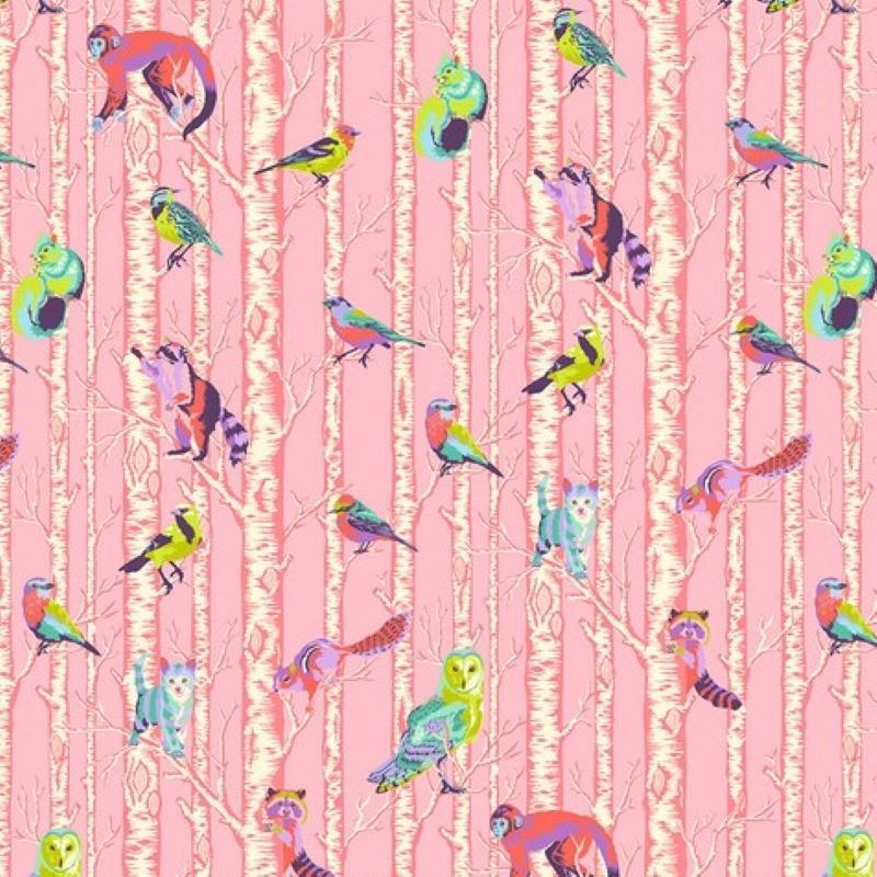 Full Moon Forest II Family Tree Honey Tula Pink Fabric