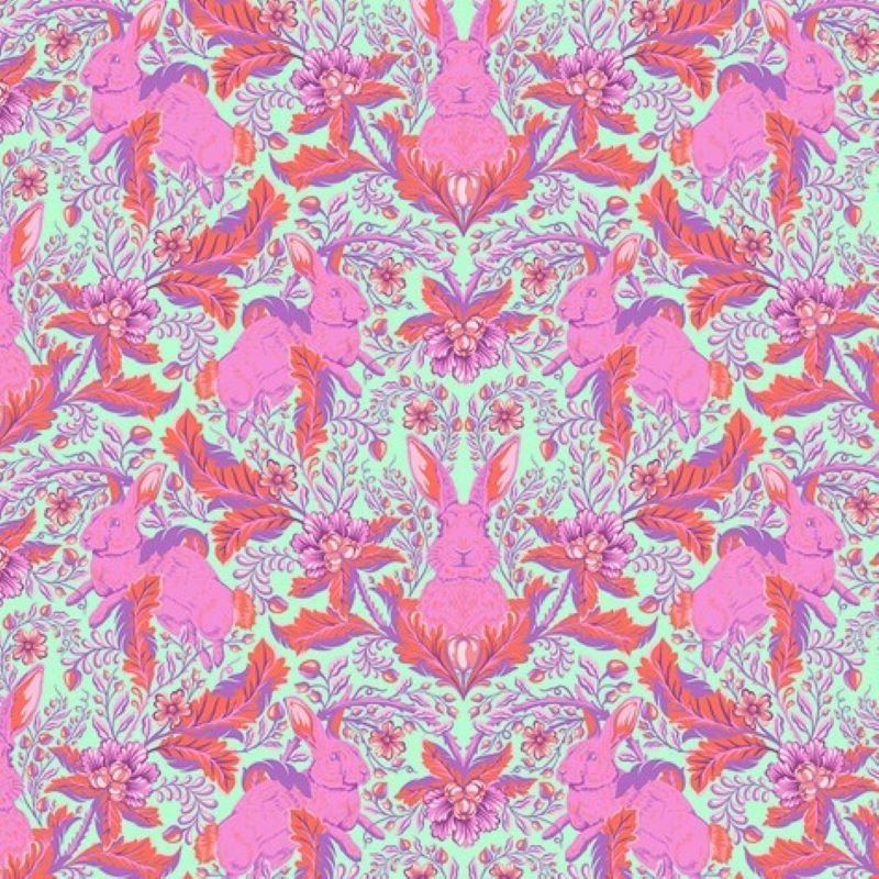 Full Moon Forest II Hoppy Go Lucky Blossom Tula Pink Fabric