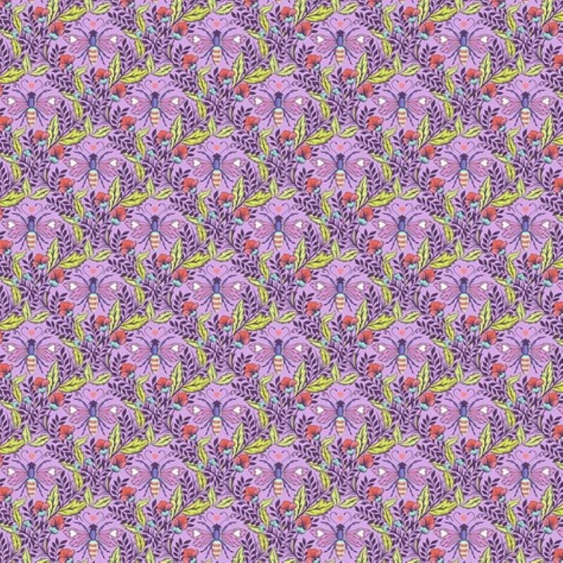 Full Moon Forest II Shake Your Honey Maker Blossom Tula Pink Fabric