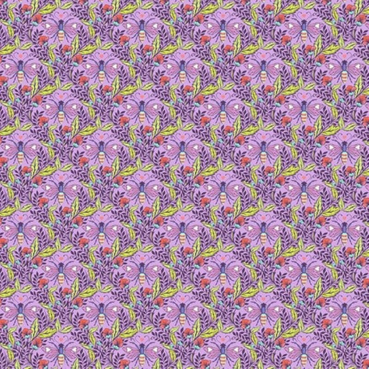 Full Moon Forest II Shake Your Honey Maker Blossom Tula Pink Fabric