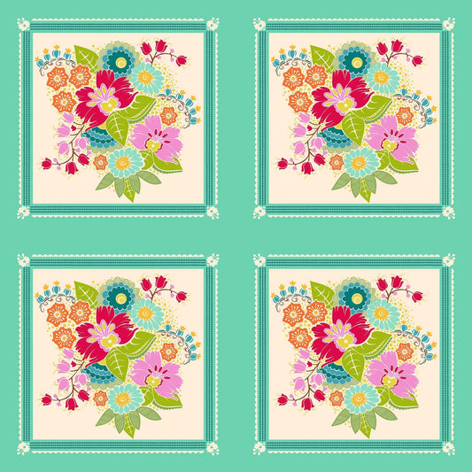 Allegory Square Dance Bright Anna Marie Textiles