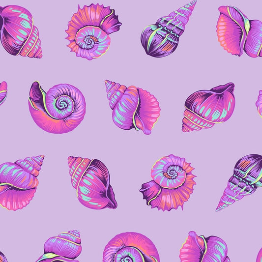 Floral Reef Lil Shelly Ultraviolet Tula Pink Fabric