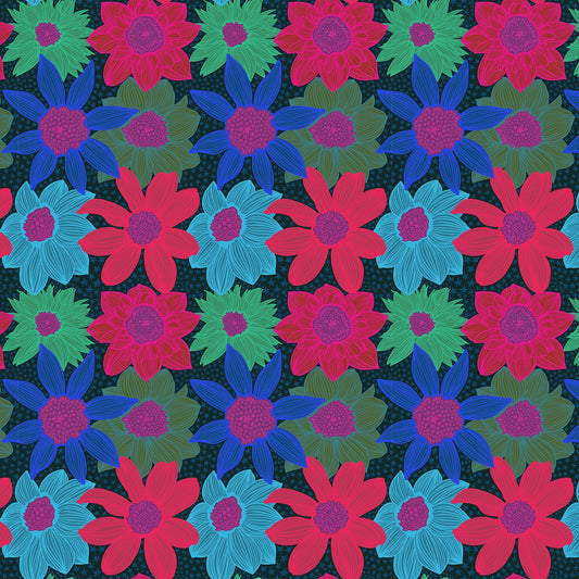 Jumpstart Stars and Stripes Navy Anna Marie Textiles