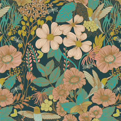 Stillwater Twilight by Katie O’Shea Art Gallery Fabric