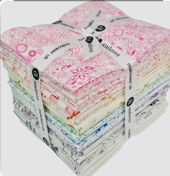 Sun Print Whisper fabric 27 fat quarter bundle Alison Glass for Andover Fabrics